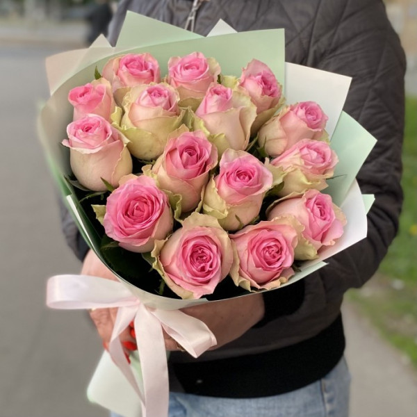 Рожевий Вальс: 15 Троянд Рожевий Вальс: 15 Троянд