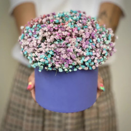 Květinová paleta s gypsophila